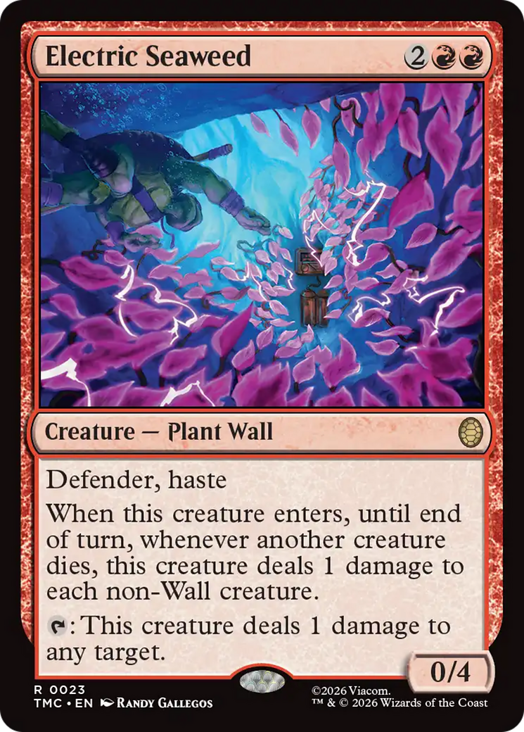 Electric Seaweed [Teenage Mutant Ninja Turtles Commander] | Boutique FDB TCG