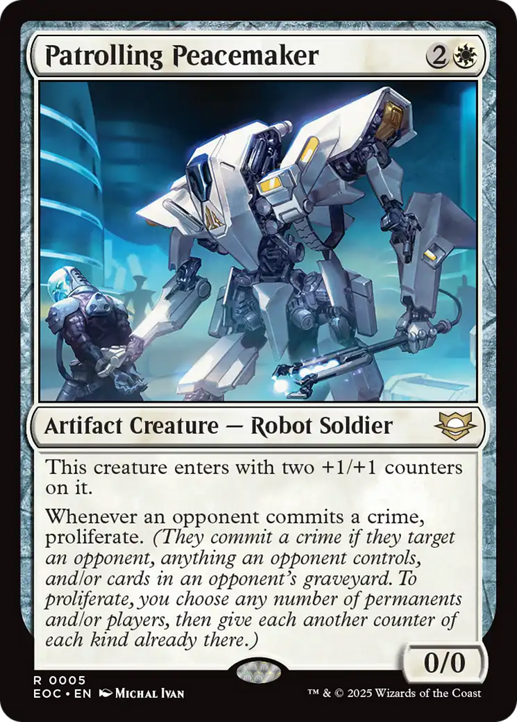 Patrolling Peacemaker [Edge of Eternities Commander] | Boutique FDB TCG