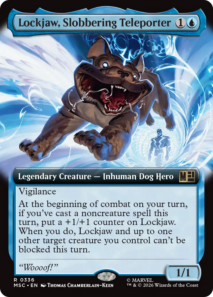 Lockjaw, Slobbering Teleporter (Extended Art) [Marvel Super Heroes Commander] | Boutique FDB TCG