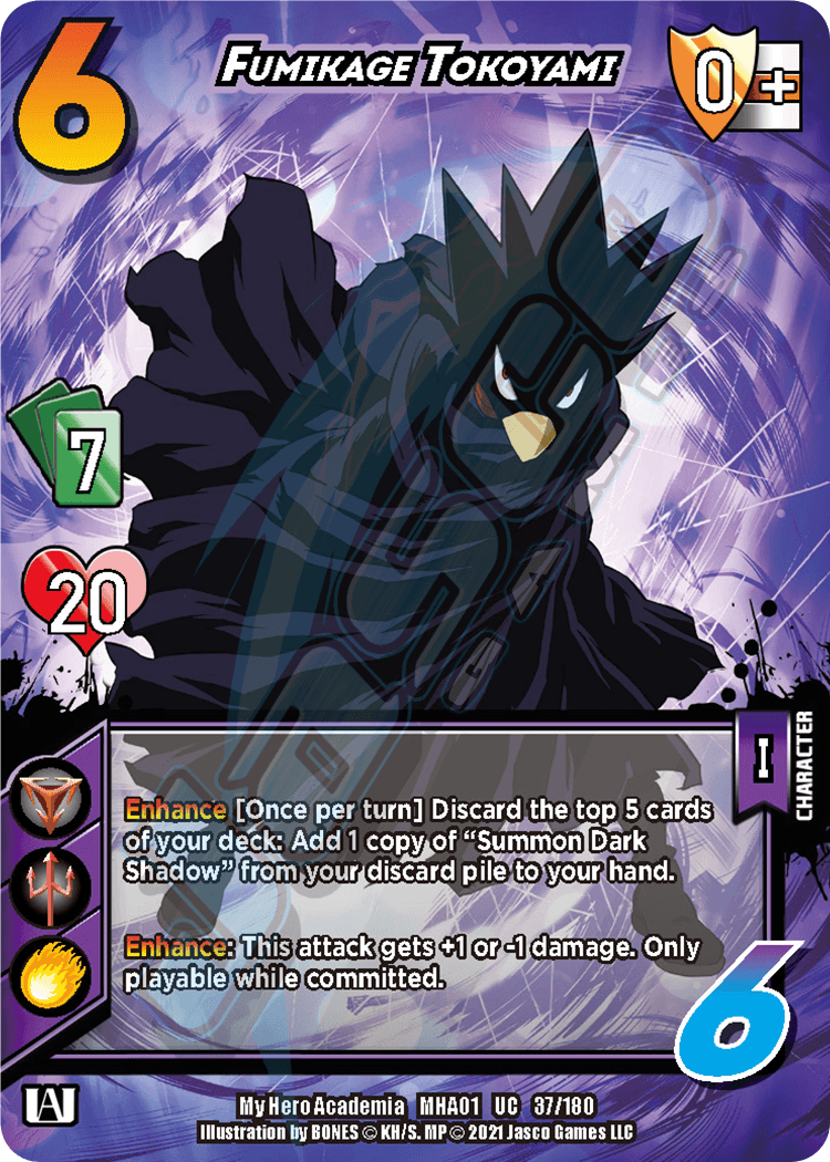 Fumikage Tokoyami [Series 1 Unlimited] | Boutique FDB TCG