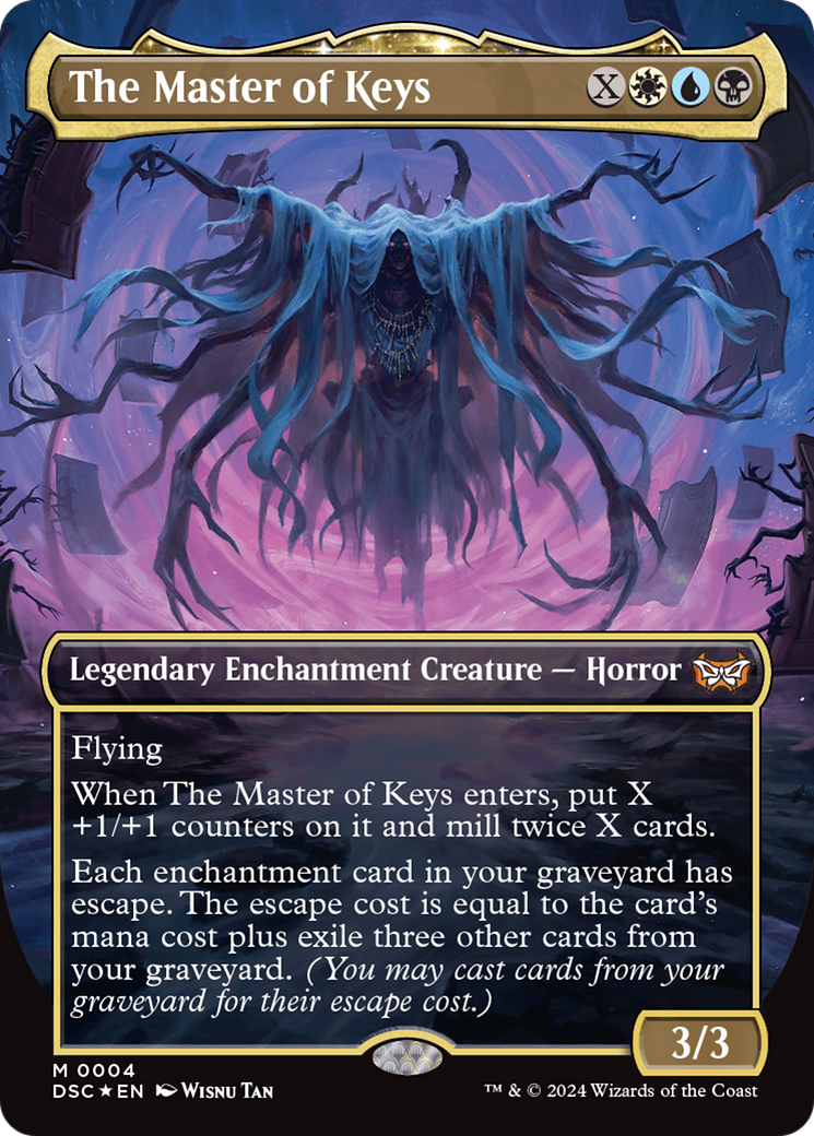 The Master of Keys (Borderless) [Duskmourn: House of Horror Commander] | Boutique FDB TCG