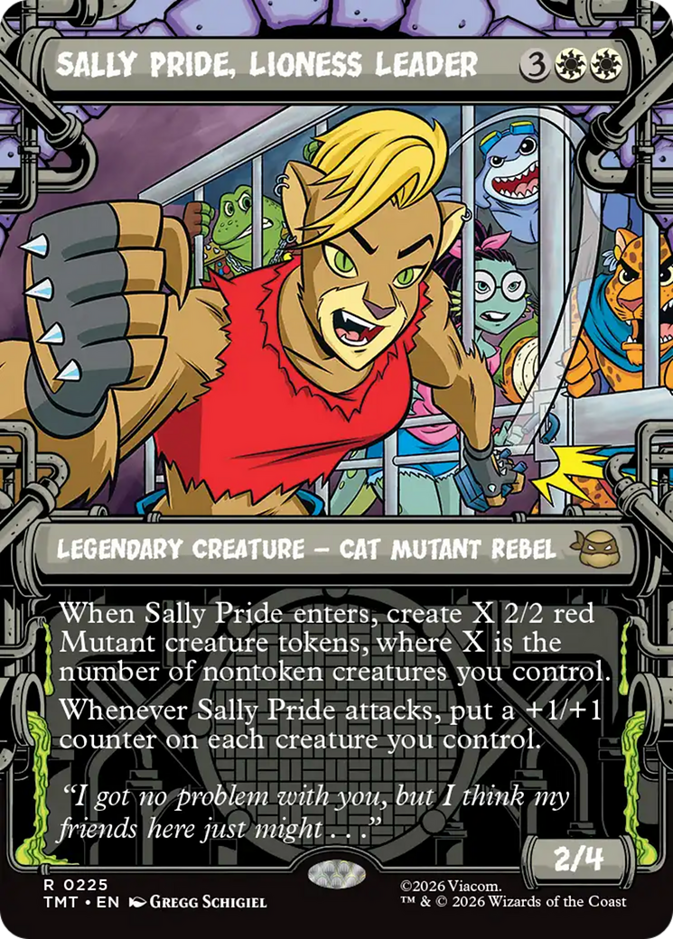 Sally Pride, Lioness Leader (Showcase) [Teenage Mutant Ninja Turtles] | Boutique FDB TCG