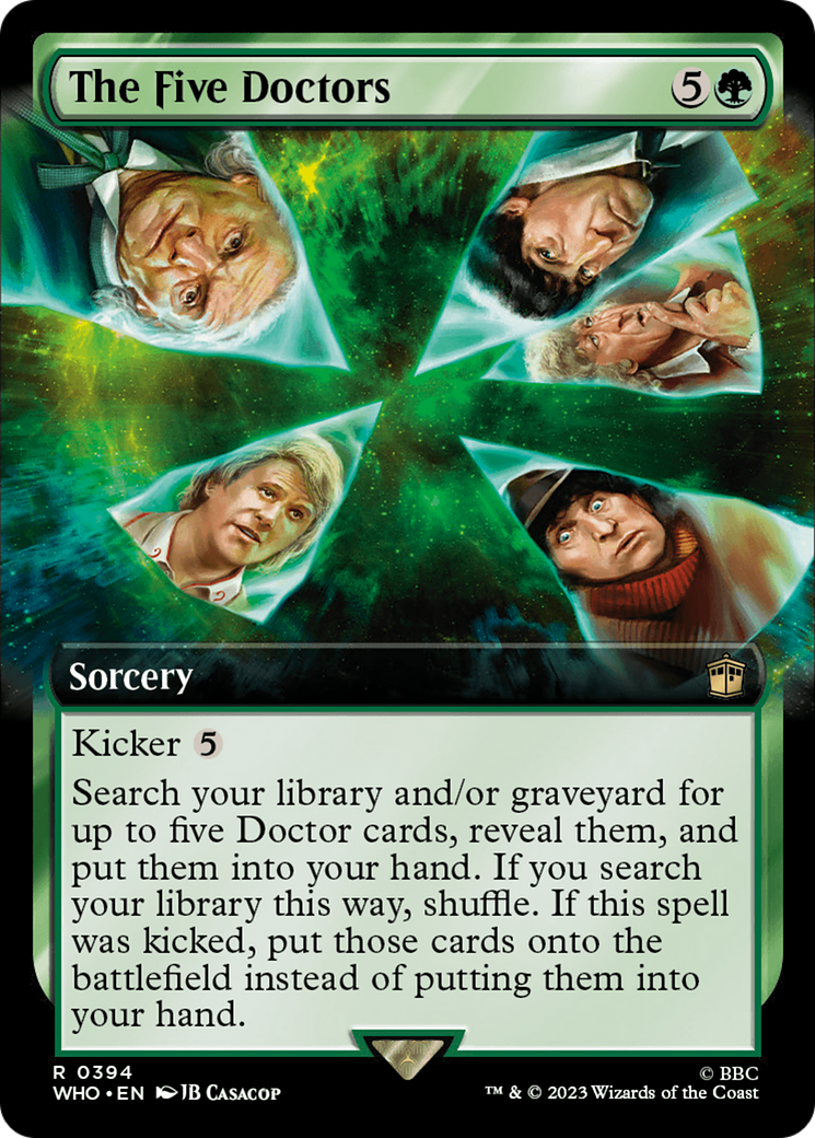 The Five Doctors (Extended Art) [Doctor Who] | Boutique FDB TCG
