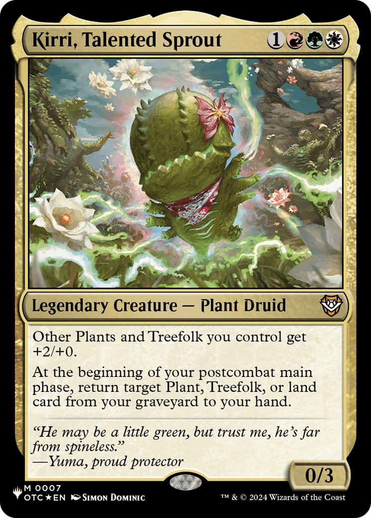 Kirri, Talented Sprout (OTC) [The List] | Boutique FDB TCG