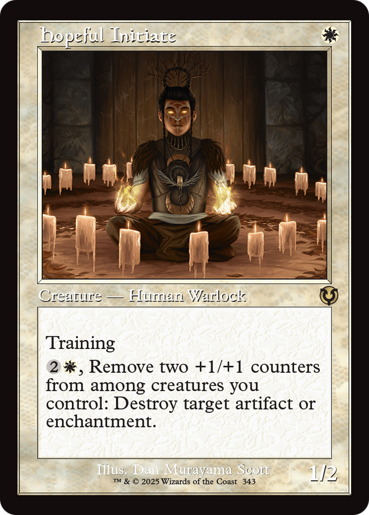 Hopeful Initiate (Retro Frame) [Innistrad Remastered] | Boutique FDB TCG