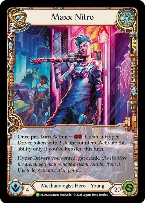 Maxx Nitro [HER098] (Bright Lights)  Rainbow Foil | Boutique FDB TCG