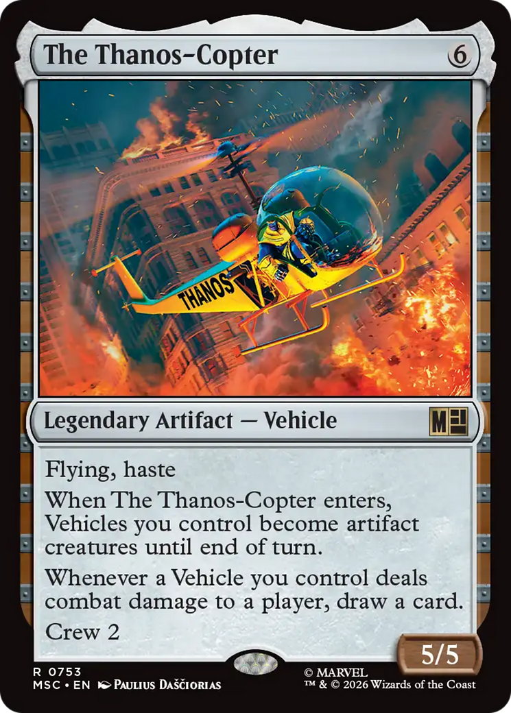 The Thanos-Copter [Marvel Super Heroes Commander] | Boutique FDB TCG