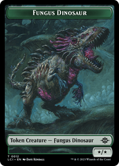 Fungus Dinosaur // Gnome Soldier Double-Sided Token [The Lost Caverns of Ixalan Tokens] | Boutique FDB TCG