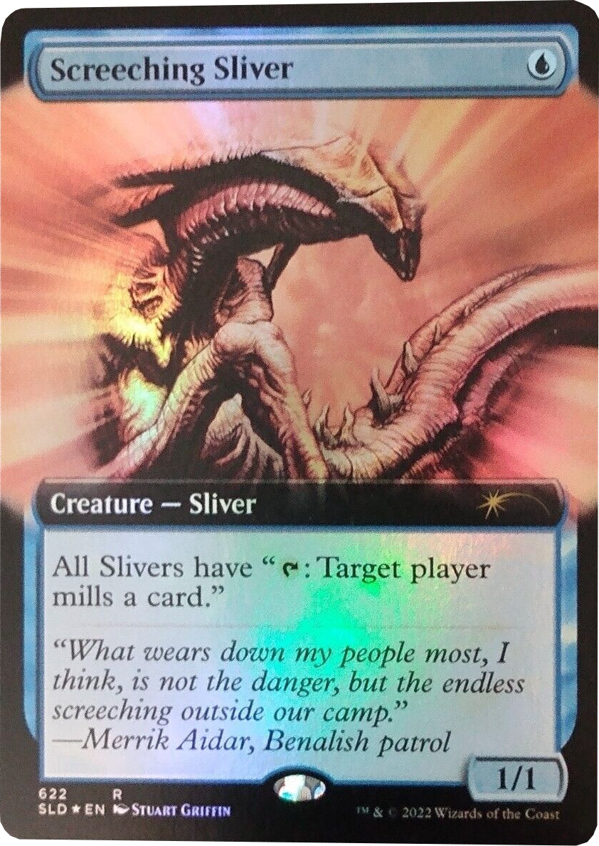 Screeching Sliver (Extended Art) [Secret Lair Drop Promos] | Boutique FDB TCG