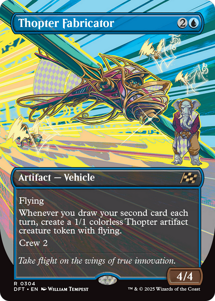 Thopter Fabricator (Borderless) [Aetherdrift] | Boutique FDB TCG