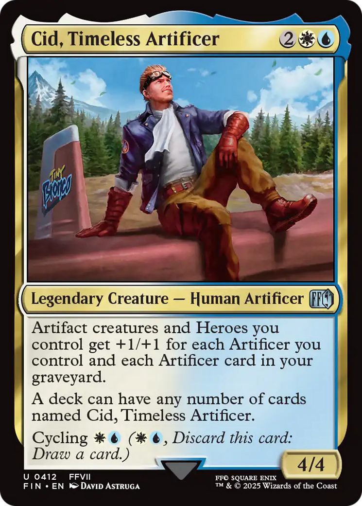Cid, Timeless Artificer (0412) [FINAL FANTASY] | Boutique FDB TCG