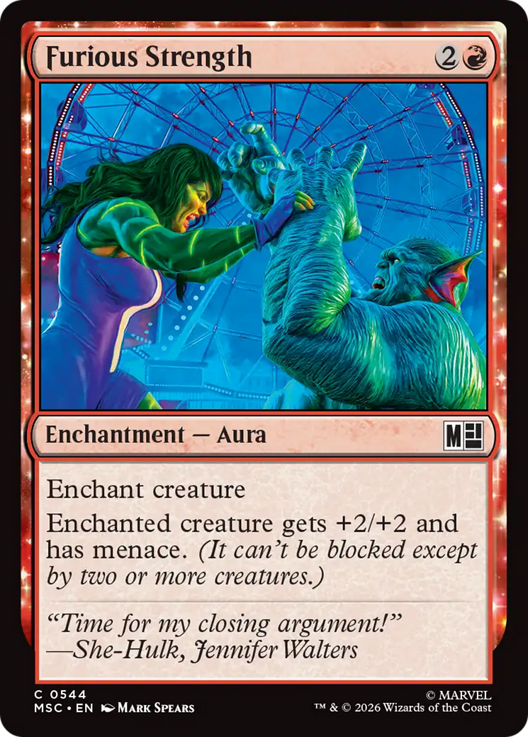 Furious Strength [Marvel Super Heroes Commander] | Boutique FDB TCG