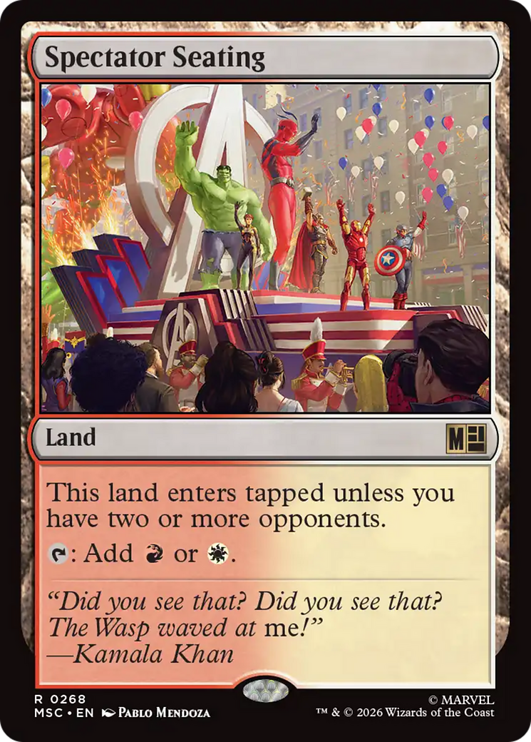 Spectator Seating [Marvel Super Heroes Commander] | Boutique FDB TCG