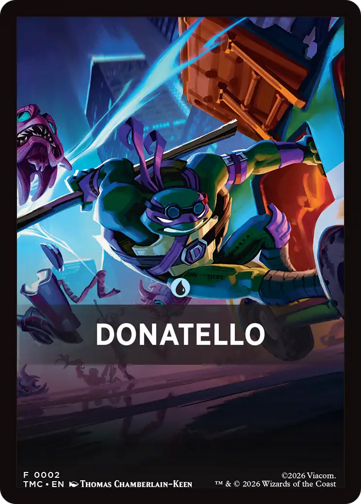 Donatello Theme Card [Teenage Mutant Ninja Turtles Commander Tokens] | Boutique FDB TCG