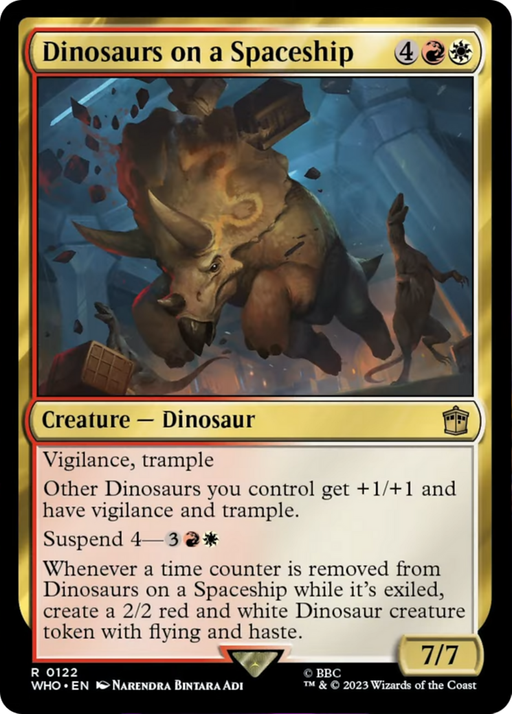 Dinosaurs on a Spaceship [Doctor Who] | Boutique FDB TCG