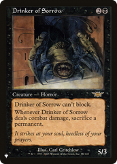 Drinker of Sorrow [The List] | Boutique FDB TCG