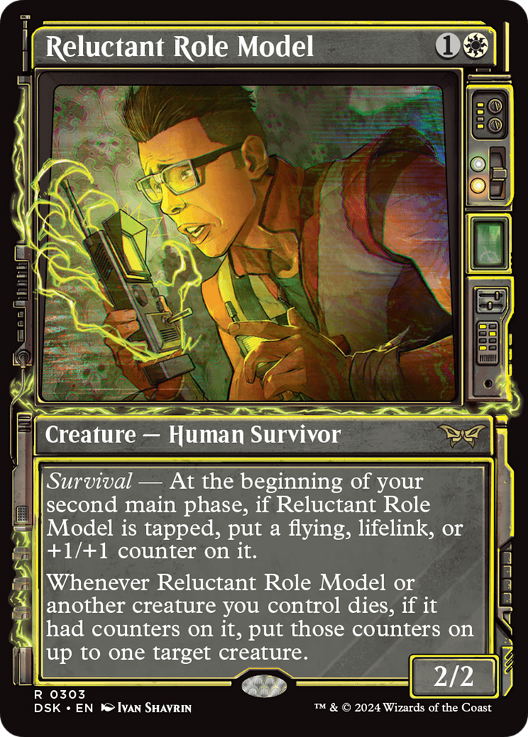 Reluctant Role Model (Showcase) [Duskmourn: House of Horror] | Boutique FDB TCG