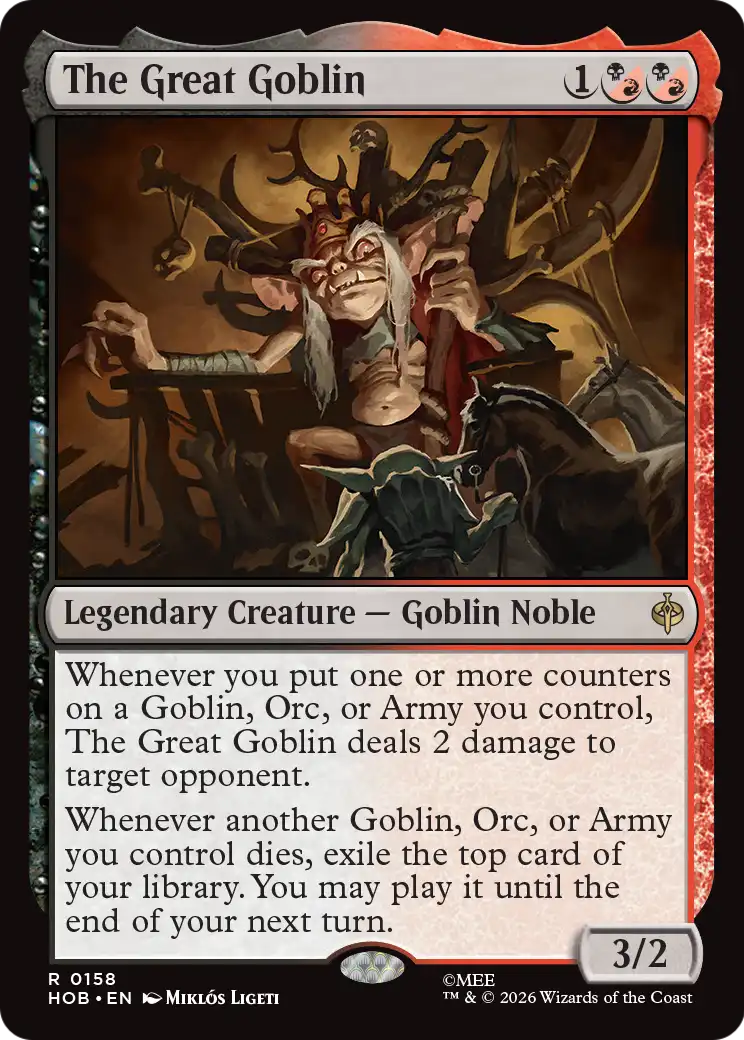 The Great Goblin [The Hobbit] | Boutique FDB TCG