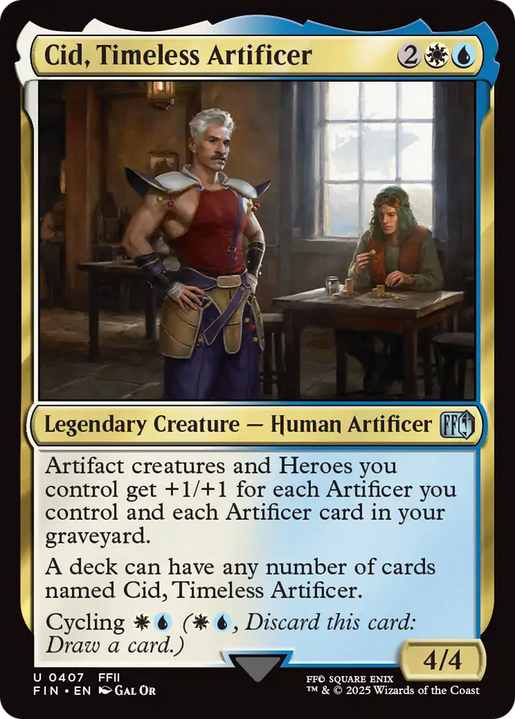 Cid, Timeless Artificer (0407) [FINAL FANTASY] | Boutique FDB TCG