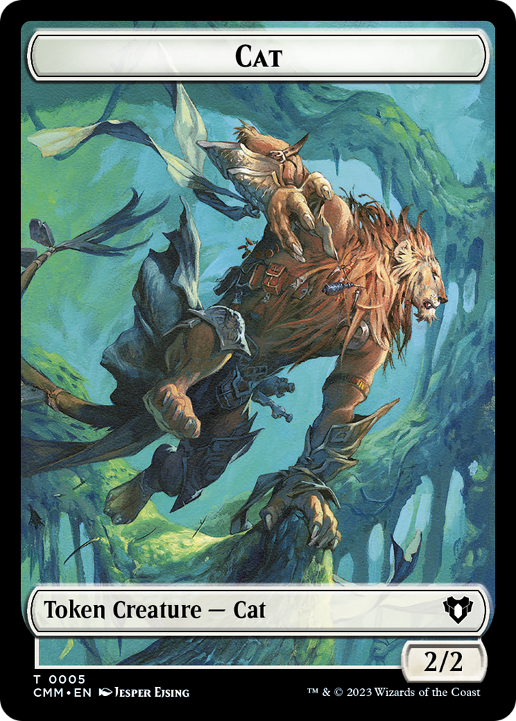 Cat Token (05) [Commander Masters Tokens] | Boutique FDB TCG