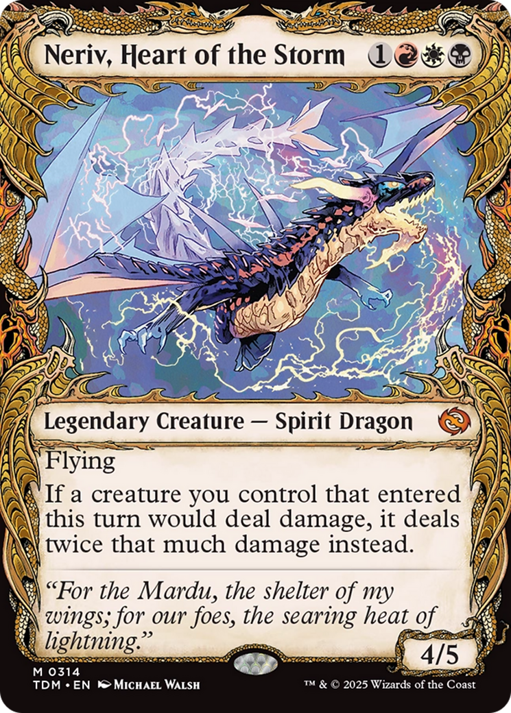Neriv, Heart of the Storm (Showcase) [Tarkir: Dragonstorm] | Boutique FDB TCG