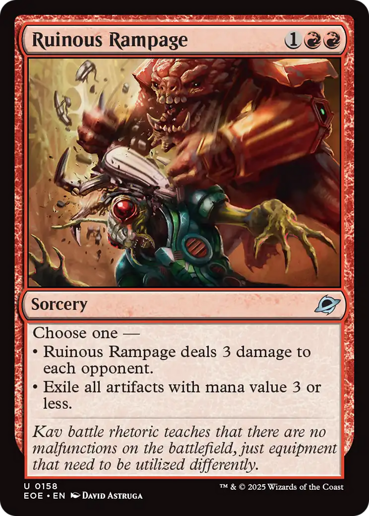 Ruinous Rampage [Edge of Eternities] | Boutique FDB TCG