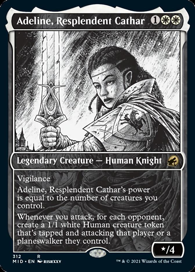Adeline, Resplendent Cathar (Showcase Eternal Night) [Innistrad: Midnight Hunt] | Boutique FDB TCG