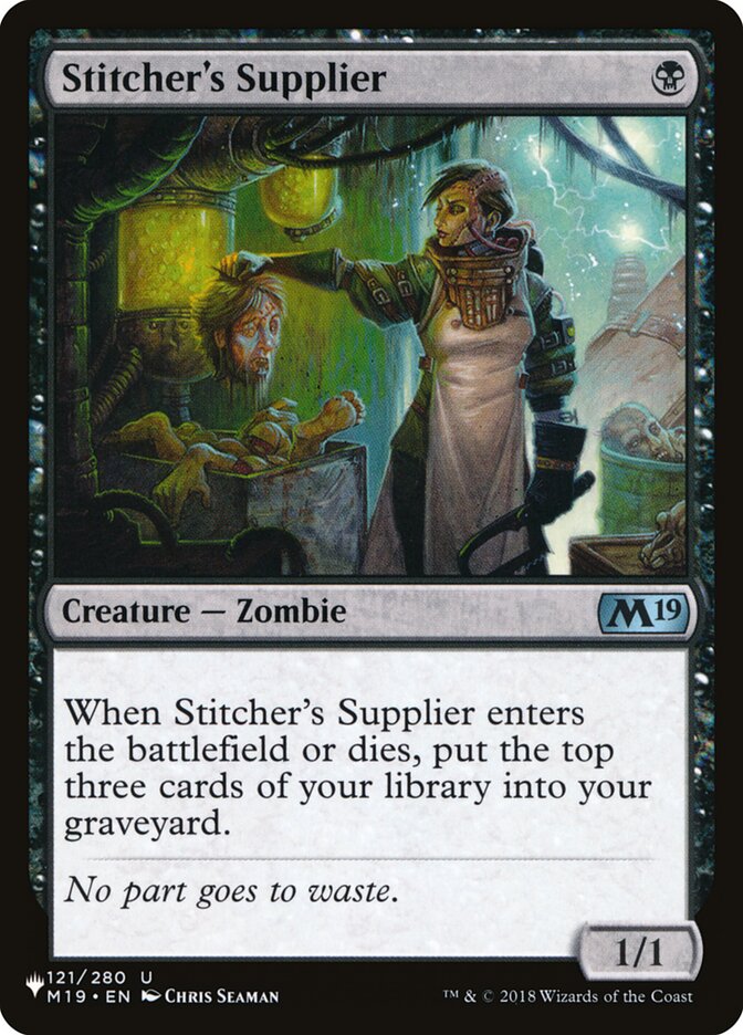 Stitcher's Supplier [The List] | Boutique FDB TCG