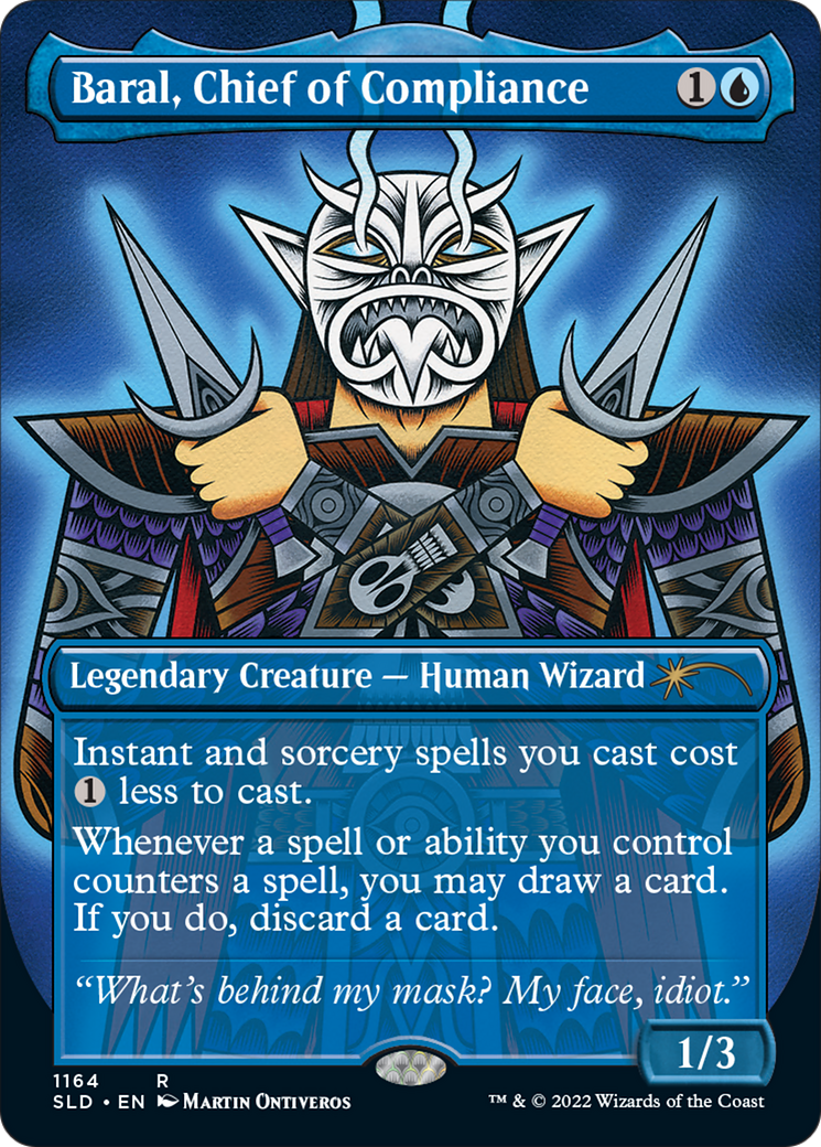 Baral, Chief of Compliance (Borderless) [Secret Lair Drop Series] | Boutique FDB TCG