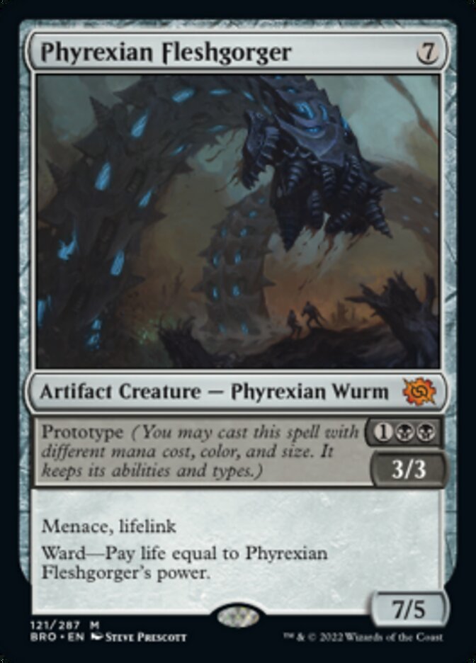 Phyrexian Fleshgorger (Promo Pack) [The Brothers' War Promos] | Boutique FDB TCG