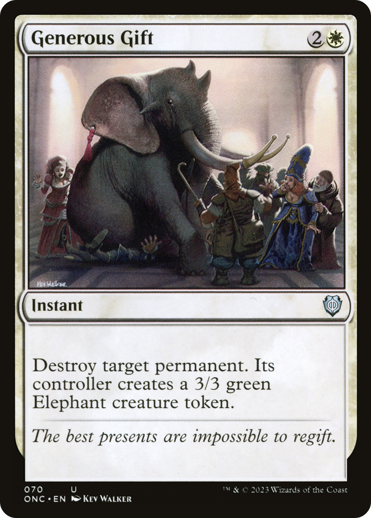 Generous Gift [Phyrexia: All Will Be One Commander] | Boutique FDB TCG