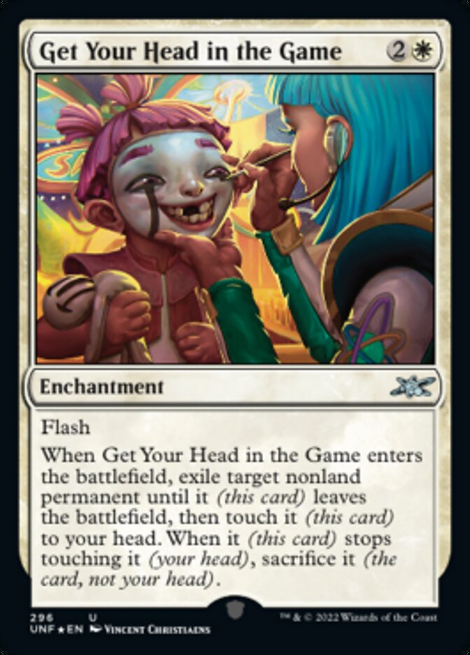 Get Your Head in the Game (Galaxy Foil) [Unfinity] | Boutique FDB TCG