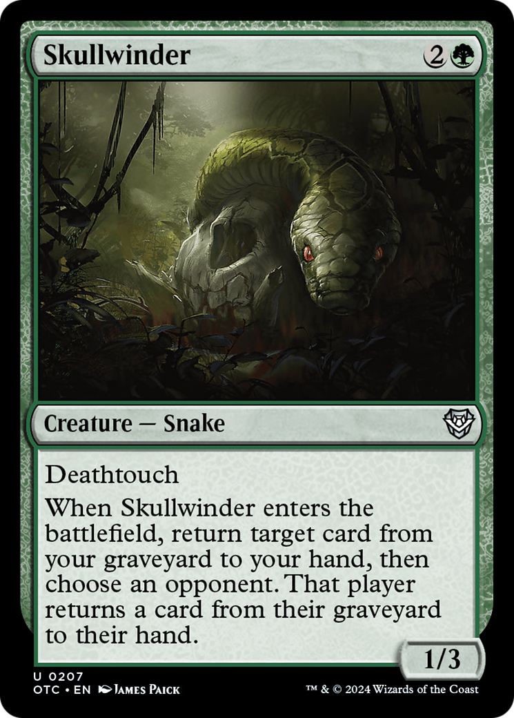 Skullwinder [Outlaws of Thunder Junction Commander] | Boutique FDB TCG