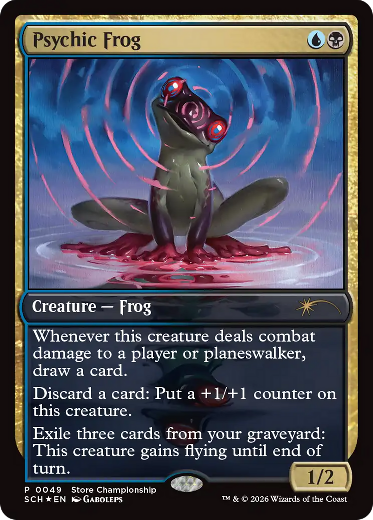 Psychic Frog [Store Championships 2026] | Boutique FDB TCG