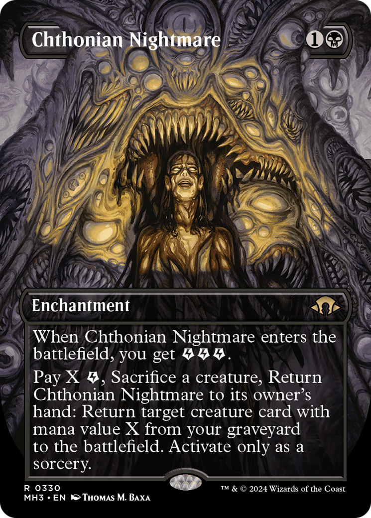 Chthonian Nightmare (Borderless) [Modern Horizons 3] | Boutique FDB TCG