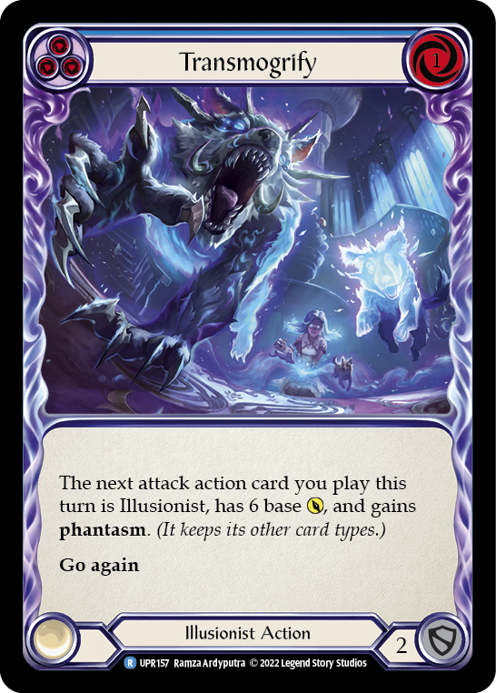 Transmogrify (Blue) [UPR157] (Uprising) | Boutique FDB TCG