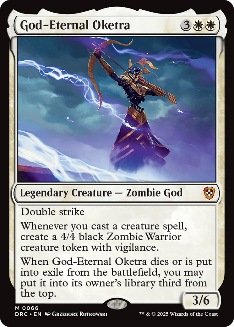 God-Eternal Oketra [Aetherdrift Commander] | Boutique FDB TCG