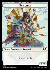 Rebel // Samurai Double-Sided Token [Phyrexia: All Will Be One Tokens] | Boutique FDB TCG