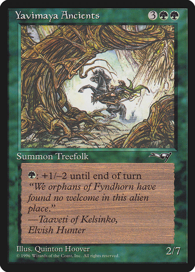 Yavimaya Ancients (Horse Art) [Alliances] | Boutique FDB TCG