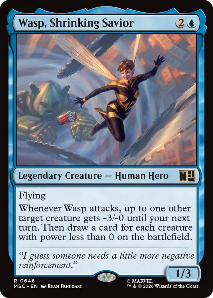 Wasp, Shrinking Savior [Marvel Super Heroes Commander] | Boutique FDB TCG