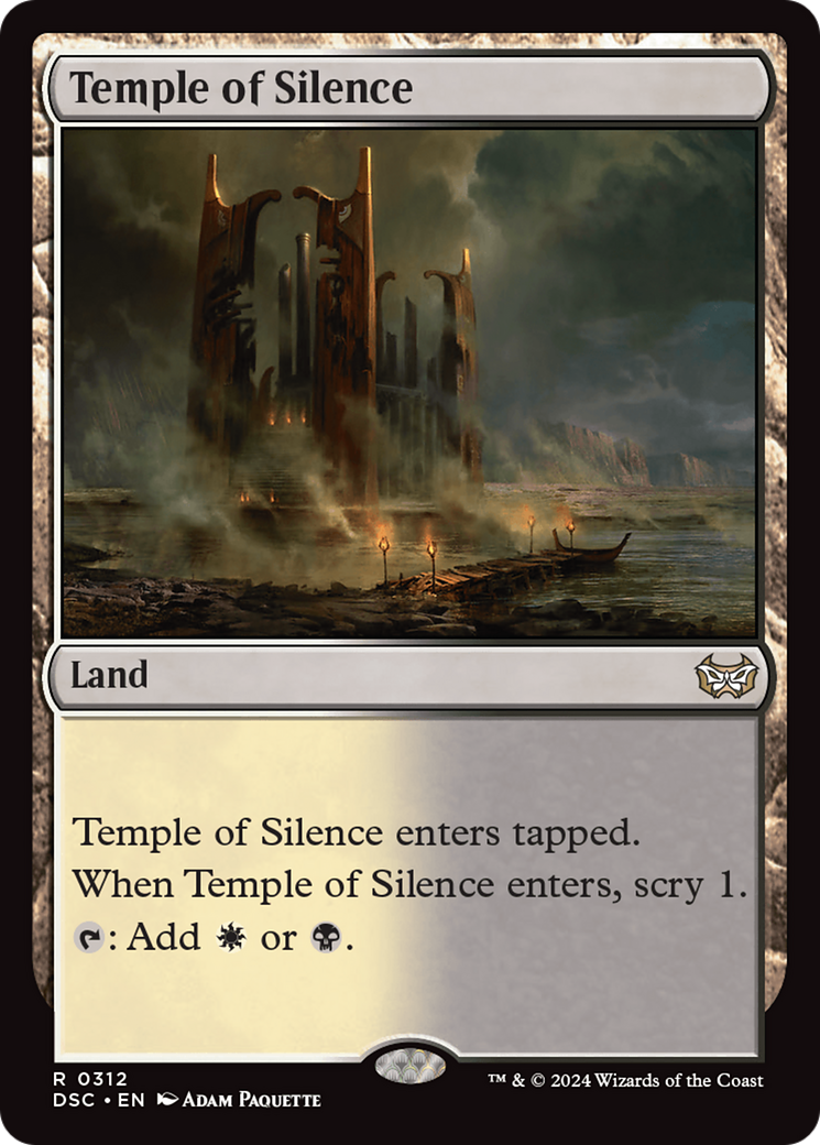 Temple of Silence [Duskmourn: House of Horror Commander] | Boutique FDB TCG