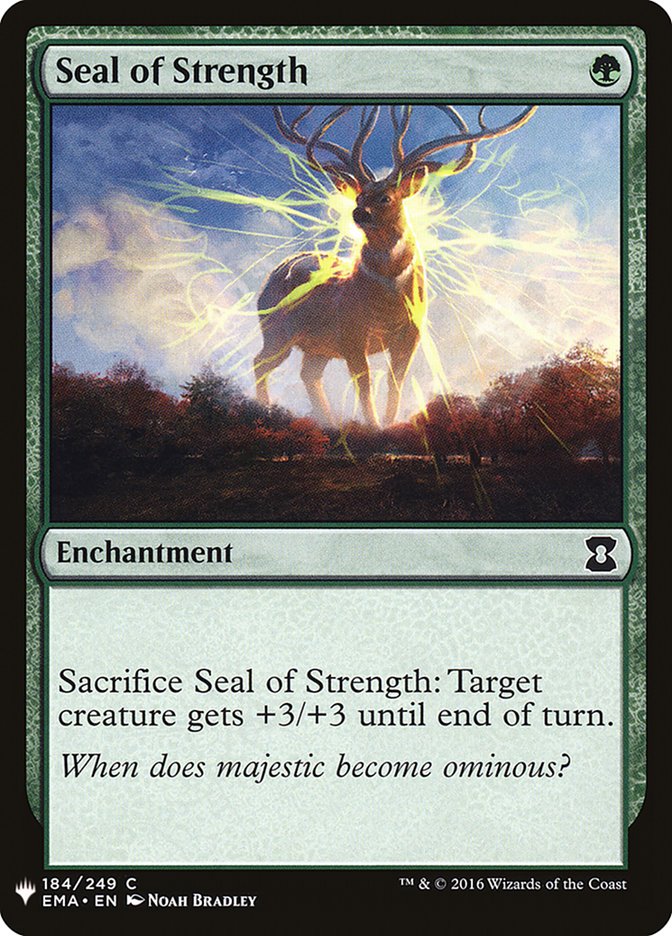 Seal of Strength [Mystery Booster] | Boutique FDB TCG