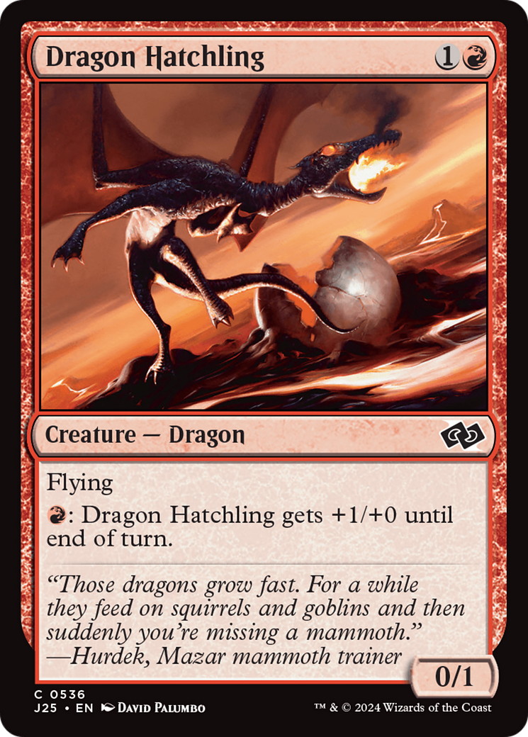 Dragon Hatchling [Foundations Jumpstart] | Boutique FDB TCG