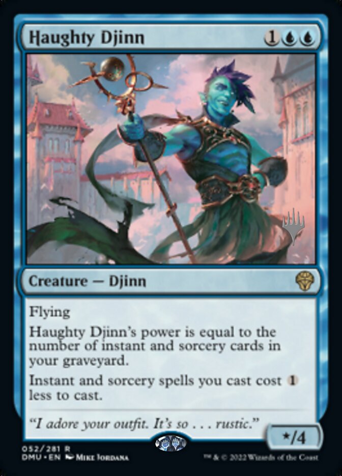 Haughty Djinn (Promo Pack) [Dominaria United Promos] | Boutique FDB TCG