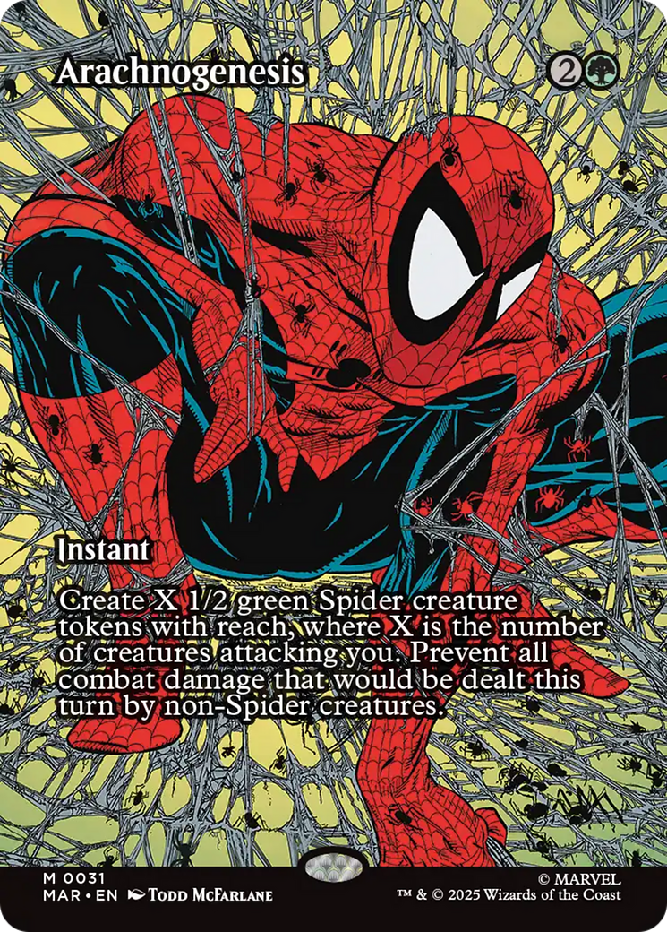 Arachnogenesis (Borderless) [Marvel's Spider-Man: Eternal-Legal] | Boutique FDB TCG