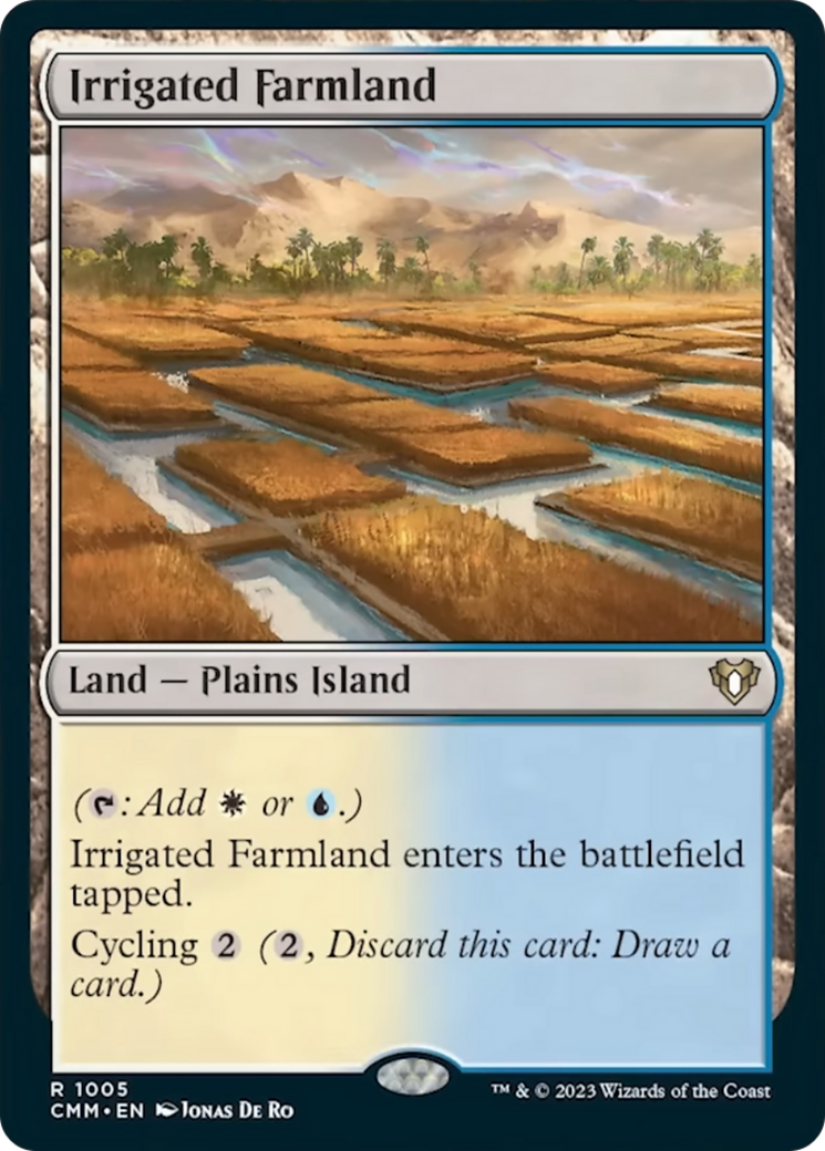 Irrigated Farmland [Commander Masters] | Boutique FDB TCG