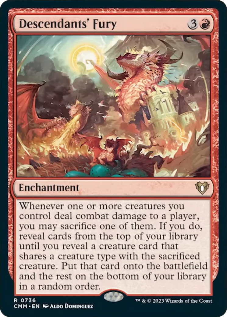 Descendants' Fury [Commander Masters] | Boutique FDB TCG