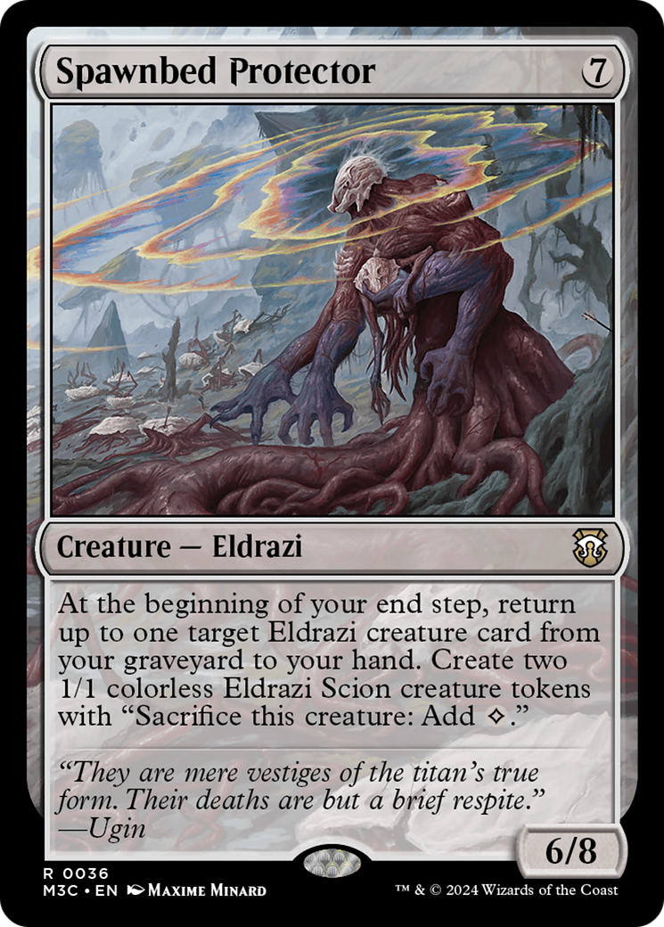 Spawnbed Protector (Ripple Foil) [Modern Horizons 3 Commander] | Boutique FDB TCG