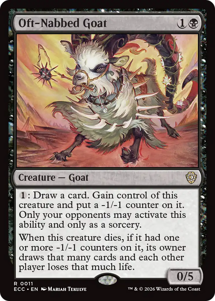 Oft-Nabbed Goat [Lorwyn Eclipsed Commander] | Boutique FDB TCG