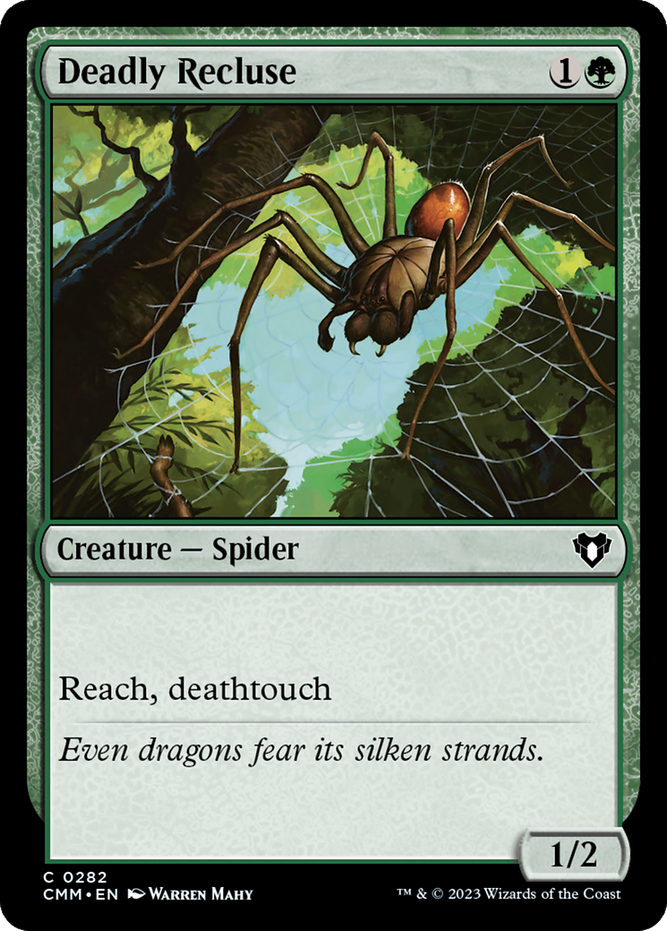 Deadly Recluse [Commander Masters] | Boutique FDB TCG